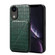 iPhone XR Imitation Crocodile Leather Back Phone Case with Holder - Green