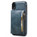iPhone XR Zipper Wallet Bag PU Back Cover Shockrpoof Phone Case with Holder & Card Slots & Wallet iPhone  XR - Blue