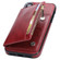 iPhone XR Zipper Wallet Bag PU Back Cover Shockrpoof Phone Case with Holder & Card Slots & Wallet iPhone  XR - Red