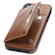 iPhone XR Zipper Wallet Bag PU Back Cover Shockrpoof Phone Case with Holder & Card Slots & Wallet iPhone  XR - Brown