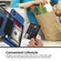 iPhone XR Zipper Wallet Card Bag PU Back Case - Blue