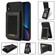 iPhone XR N.BEKUS Vertical Flip Card Slot RFID Phone Case - Black