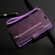 iPhone XR Multifunctional Zipper Horizontal Flip Leather Case with Holder & Wallet & 9 Card Slots & Lanyard - Purple