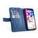 iPhone XR Multifunctional Zipper Horizontal Flip Leather Case with Holder & Wallet & 9 Card Slots & Lanyard - Blue
