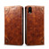 iPhone XR Baroque Simple Horizontal Flip Leather Case with Holder & Card Slots & Wallet - Light Brown