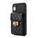 iPhone XR Card Slot Leather Phone Case - Black