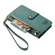 iPhone XR Love Zipper Lanyard Leather Phone Case - Green