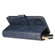 iPhone XR Zipper Wallet Bag Horizontal Flip PU Leather Case with Holder & 9 Card Slots & Wallet & Lanyard & Photo Frame - Blue