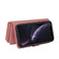 iPhone XR Skin Feel PU + TPU Horizontal Flip Leather Case with Holder & 15 Cards Slot & Wallet & Zipper Pocket & Lanyard - Pink