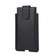 Universal Cow Leather Vertical Mobile Phone Leather Case Waist Bag 6.1 inch and Below Phones - Black