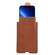 Universal Cow Leather Vertical Mobile Phone Leather Case Waist Bag 6.1 inch and Below Phones - Brown