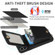 iPhone XR Crossbody Lanyard Zipper Wallet Leather Phone Case - Black