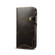 iPhone XR Denior Oil Wax Cowhide Magnetic Button Horizontal Flip Leather Case with Card Slots & Wallet - Black