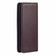 iPhone XR 2 in 1 Detachable Magnetic Horizontal Flip Genuine Leather Case with Holder & Card Slots & Wallet - Dark Brown