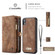 iPhone XR CaseMe Detachable Multifunctional Horizontal Flip Leather Case with Card Slot & Holder & Zipper Wallet & Photo Frame  - Brown