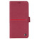 iPhone XR GEBEI Top-grain Leather Horizontal Flip Protective Case with Holder & Card Slots & Wallet & Photo Frame - Red Wine