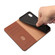 iPhone XR Denior V2 Luxury Car Cowhide Horizontal Flip Leather Case with Wallet - Brown