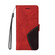 iPhone XS Max Dual-color Splicing Horizontal Flip PU Leather Case with Holder & Card Slots & Wallet - Red