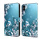 iPhone XS Max Crystal 3D Shockproof Protective Leather Phone Case - Plum Flower