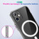 iPhone XS Max Magsafe Case Simple Magnetic Ring All-inclusive Clear Crystal Acrylic PC +TPU Shockproof Case - Transparent
