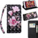 iPhone XS Max 3D Painting Pattern Coloured Drawing Horizontal Flip TPU + PU Leather Case with Holder & Card Slots & Wallet - Pink Flower