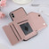 iPhone XS Max Skin Feel PU + TPU + PC Back Cover Shockproof Case with Card Slots & Holder & Photo Frame - Rose Gold