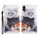 iPhone XS Max Painted Pattern Horizontal Flip Leather Case with Holder & Card Slot & Wallet - Three Cats