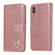 iPhone XS Max Glitter Powder Love Leather Phone Case - Pink