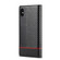 iPhone XS Max LC.IMEEKE Carbon Fiber PU + TPU Horizontal Flip Leather Case with Holder & Card Slot & Wallet - Horizontal Black