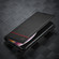 iPhone XS Max LC.IMEEKE Carbon Fiber PU + TPU Horizontal Flip Leather Case with Holder & Card Slot & Wallet - Horizontal Black