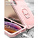 iPhone XS Max PC + Rubber 3-layers Shockproof Protective Case with Rotating Holder - Rose Gold