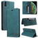 iPhone XS Max Skin Feel Anti-theft Brush Horizontal Flip Leather Case with Holder & Card Slots & Wallet - Blue