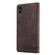 iPhone XS Max Skin Feel Anti-theft Brush Horizontal Flip Leather Case with Holder & Card Slots & Wallet - Brown