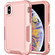 iPhone XS Max 3 in 1 PC + TPU Shockproof Phone Case - Pink