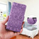 iPhone XS Max Embossed Sunflower Leather Phone Case - Purple