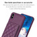 iPhone XS Max BF25 Square Plaid Card Bag Holder Phone Case - Dark Purple
