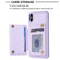 iPhone XS Max BF25 Square Plaid Card Bag Holder Phone Case - Purple