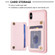 iPhone XS Max BF25 Square Plaid Card Bag Holder Phone Case - Pink