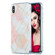 iPhone XS Max 3D Electroplating Marble Pattern TPU Protective Case - Pink