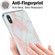 iPhone XS Max 3D Electroplating Marble Pattern TPU Protective Case - Pink