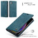iPhone XS Max CaseMe-013 Multifunctional Retro Frosted Horizontal Flip Leather Case with Card Slot & Holder & Wallet - Blue