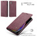 iPhone XS Max CaseMe-013 Multifunctional Retro Frosted Horizontal Flip Leather Case with Card Slot & Holder & Wallet - Wine Red