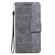 iPhone XS Max Geometric Embossed Leather Phone Case - Grey