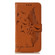 iPhone XS Max Feather Pattern Litchi Texture Horizontal Flip Leather Case with Wallet & Holder & Card Slots - Brown