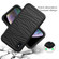 iPhone XS Max Wave Pattern 3 in 1 Silicone+PC Shockproof Protective Case - Black