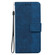 iPhone XS Max Geometric Embossed Leather Phone Case - Blue