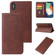 iPhone XS Max Calf Texture Magnetic Horizontal Flip Leather Case with Holder & Card Slots & Wallet - Brown