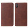 iPhone XS Max Calf Texture Magnetic Horizontal Flip Leather Case with Holder & Card Slots & Wallet - Brown