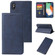 iPhone XS Max Calf Texture Magnetic Horizontal Flip Leather Case with Holder & Card Slots & Wallet - Blue