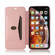 iPhone XS Max Bronzing Plating PU + TPU Horizontal Flip Leather Case with Holder & Card Slot - Pink White